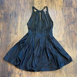Daniel Silverstein Black Keyhole Dress
